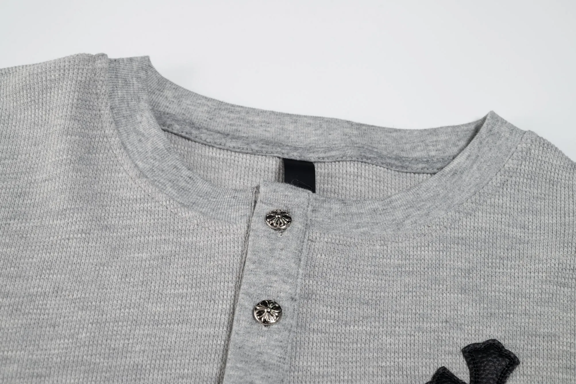 :(G 005) Chrome Hearts/ 【 】Black /Gray 。 【In Stock】S M L （ ） Gray Gray logo Logo Retro Chrome Hearts ，